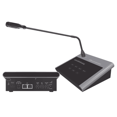 Microfono Remoto de 4 Zonas Para Sistema de Voceo | Compatible Con Amplificadores SF4240UC y SF2240UC