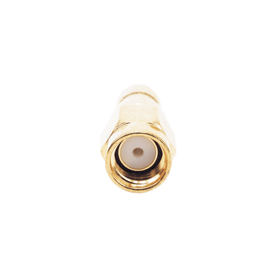 Conector SMA Macho Inverso de Anillo Plegable para Cables RG-8/X, LMR-240, 9258, Oro/ Oro/ Teflón.â€‹