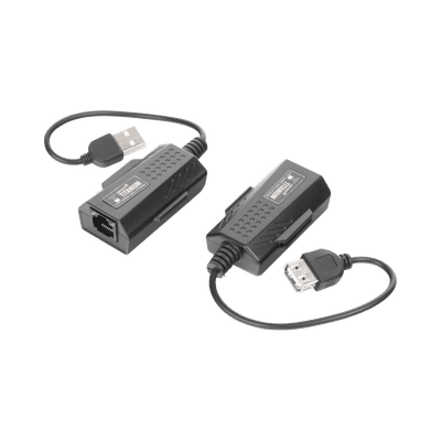 Kit extensor USB por cable UTP Cat 5 / 5e / 6 para Distancias de Hasta 50 Metros / Versión 2.0