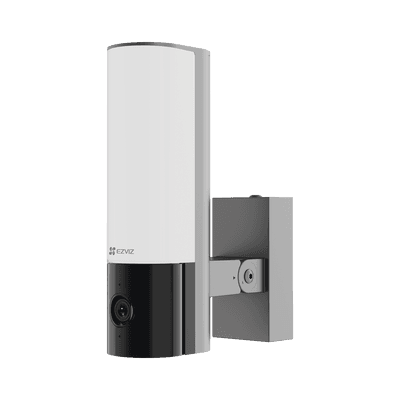 Cámara IP 4 Megapíxel / Wi-Fi / Lampara Integrada / Audio de dos vías / Imágen Nocturna a Color / Detección Humana / Audios Personalizables  / Uso Exterior con Protección