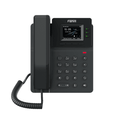 TELEFONO IP WI-FI PANTALLA A COLO 2.4 , 4 LINEAS SIP, CONFERENCIA 6 VIAS