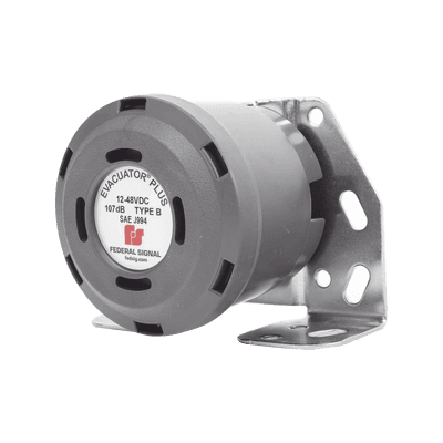 Alarma de Reversa Vehicular y Sirena de Evacuación, 12-48 Vcc, 107 dB