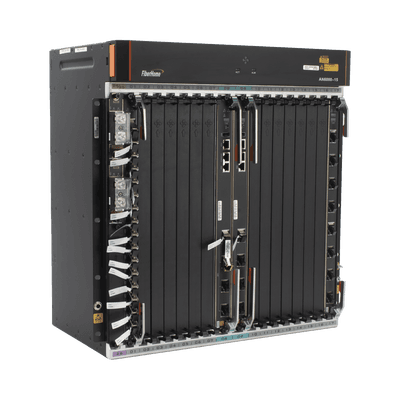 OLT Carrier Class Modular GPON, 14 Ranuras de Servicio, Incluye 1 Tarjeta de Servicio, Doble fuente -48Vcc, 11 UR, Gestión por UNM2000, CLI, Incluye Instalación de software UNM2000, (Interoperabilidad con ONU´s de Terceros sin Costo)