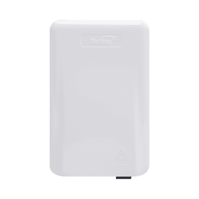 Caja Terminal de Fibra Óptica (Roseta) con 2 Acopladores SC/APC, Blanca