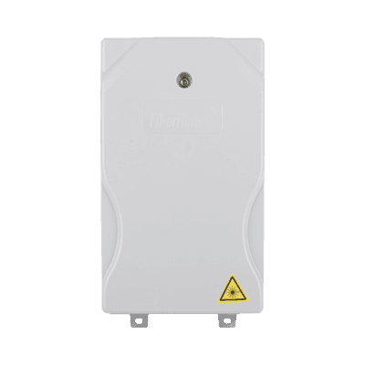 Caja Terminal de Fibra Óptica para Instalación en Interior, Montaje en Pared, 8 Acopladores SC/APC Monomodo, Hasta 24 Empalmes