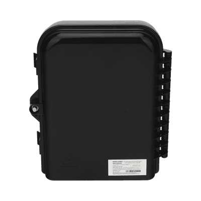 Cierre de Empalme para 24 fusiones de fibra óptica, Interior/Exterior, con 8 acopladores SC/APC y splitter 1x8 SC/APC Incluido, IP65, 3 Puertos para Fibra Troncal o Distribución