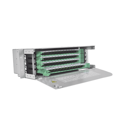 Distribuidor de Fibra Óptica para 48 Empalmes, con 48 Acopladores SC/APC y 48 Pigtails, 19, 3 UR