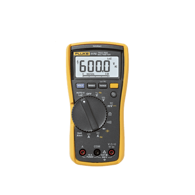 Multímetro Digital para Electricista, con Detector de Voltaje sin Contacto, Uso con Voltaje Máximo de 600 V, Pantalla LED Retroiluminada