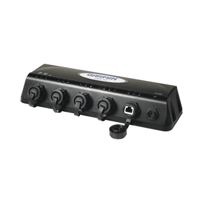 GMS 10, switch marino para conexión de equipo GARMIN a red Ethernet.
