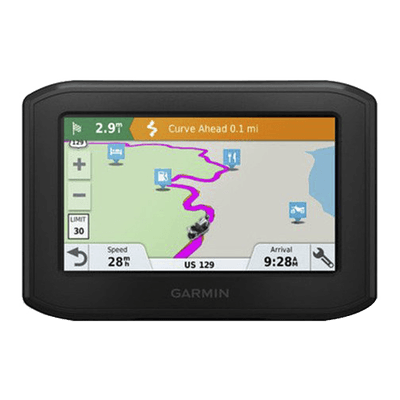 Navegador para Motocicleta Zūmo / Pantalla 4.3" Resistente / Ruteo Aventurero / Alertas para Motociclistas / Control de Música / Llamadas Manos Libres / Tráfico y Clima en Tiempo Real / Notificaciones Inteligentes / Compatible con Trip