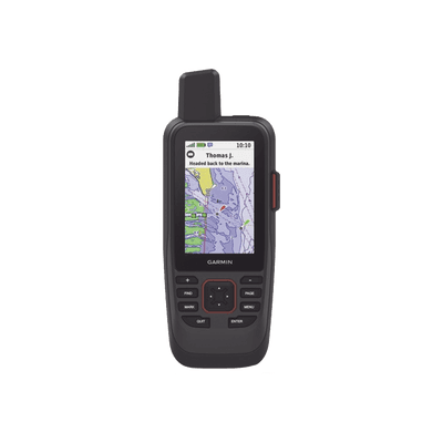 GPS Portátil GPSMAP® 86sci / Pantalla Transflectiva 3" / Resolución 240x400 píxeles / Batería Recargable hasta 35 Horas / Memoria 16 GB / Brújula de Tres Ejes / Compatible con Garmin Connect™ / IPX7 / MIL-STD-810 / Mapas BlueChart® g3