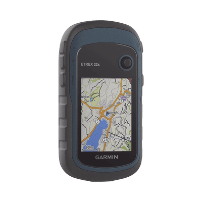 GPS Portátil eTrex 22 para Actividades al Aire Libre / Pantalla TFT Transflectiva de 2.2 Pulgadas / Resolución 240 x 320 Píxeles / 8 GB de Memoria / Mapas Preinstalados de Europa / Resistencia al Agua IPX7 / Compatible con microSD / Batería AA