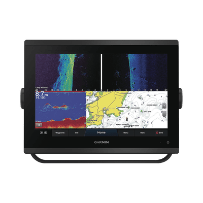 GPSMAP® 1223xsv / Pantalla Táctil WXGA 12.1" / Resolución 1280x800 / GPS-GLONASS-Galileo / Compatible con NMEA 2000 y 0183 / Sonda CHIRP Integrada / ClearVü y SideVü / IPX7 / Alimentación 10-32 Vdc