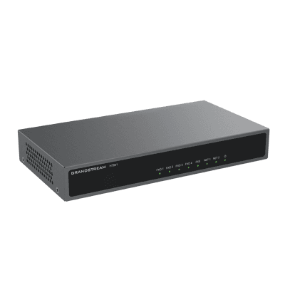 Gateway Analógico 4 FXO (Conectar Lineas Analógicas) / Puertos FXO y FXS / 3 Perfiles SIP / NAT / PoE / TR069 / Fax T.38 / 3 Vías Conferencia / AES / Failover SIP