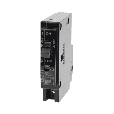 Interruptor Termomagnético Enchufable, Serie: B2Q, 1P, 20A, 120/240V (SKU:1002263)