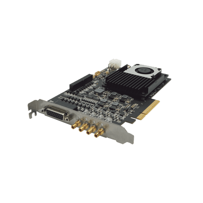 Frame Grabber CXP-6 / PCIe Gen2 x8 / PoCXP 13W por Canal / 4 Canales / 6.25 Gbps / 4 GB DDR3 / GenICam