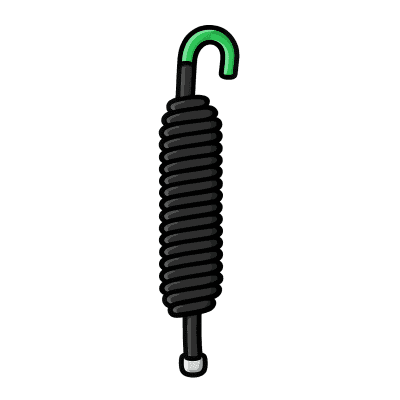 Resorte VERDE para Barreras Vehiculares Hikvision DS-TMG520