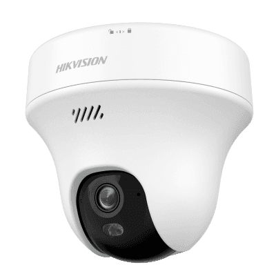 Turret PT IP 5 Megapixel (3K) Megapixel / Lente 2.8 mm / Dual Light (10 mts IR + 10 mts Luz Blanca) / Wi-Fi 6 / Interior / ACUSENSE / dWDR  / H.265 / Audio Bidireccional (Micrófono y Bocina) / 5 VCD