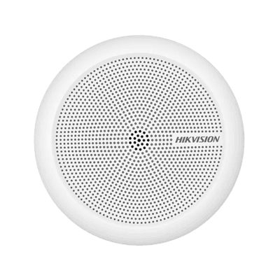Micrófono Omnidireccional (360°) / Uso en Interior / Preamplificado para CCTV / Cancelación de Ruido Ambiental / Uso en Techo - Pared - Escritorio / Alcance de 5 Metros