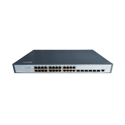 Switch Core Gigabit / Administrable Capa 3 / 24 Puertos 1000 Mbps / 6 Puertos SFP+ 10 G de Uplink / IGMP / VLAN / GRMP