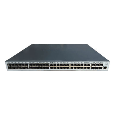 Switch Gigabit / Administrable Capa 3 / 24 puertos 10/100/1000 Mbps + 24 puertos SFP / 6 puertos SFP+ 10 G de Uplink.