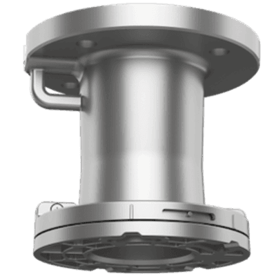 Montaje de Techo Tipo Tubo de 10 cm de Largo para Domos PTZ