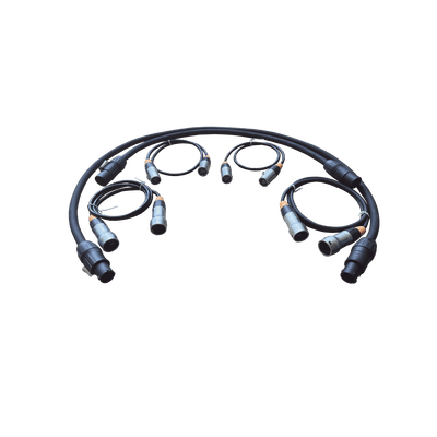 Kit de Cables de Interconexión para Paneles LED de Exterior / Datos y Corriente / Compatible con Familia CD-1AAB y CD-2APA