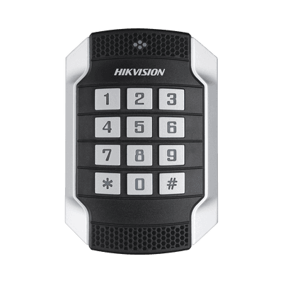 Lector de Tarjetas MIFARE y Contraseñas / Wiegand W26 - W34 y RS-485 / IP65 / IK10 / Estetico y Facil de Utilizar / Indicador LED