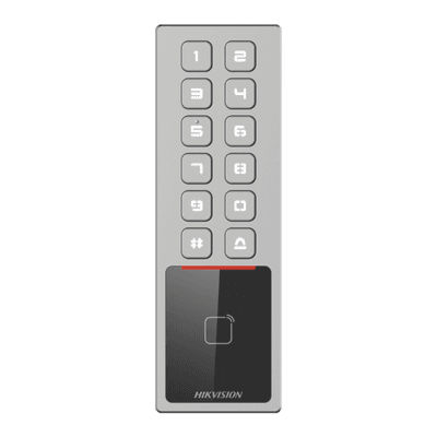 Teclado Exterior Antivandálico IP65 & IK08 / Administrable en la Nube / Alta y Baja de Passwords Remotamente con Horarios / Acceso por PIN o Tarjeta MIFARE