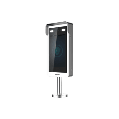 Terminal de acceso con reconocimiento facial / Soporta hasta 50,000 capturas de rostro/ Pantalla LCD touch de 10 pulgadas / cámara de 2MP / Soporte Para torniquete HIKVISON