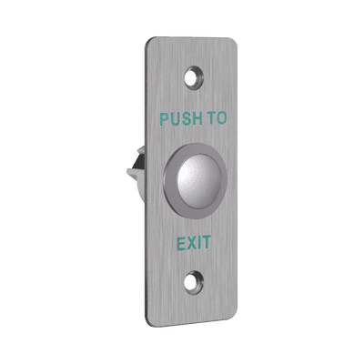 Botón de Salida Metálico / Forma Rectangular / Normalmente Abierto o Cerrado / Estético / Interior