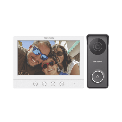 Kit de Videoportero TurboHD con Pantalla LCD a Color de 7" / Frente de Calle para Exterior de Metal / 720p (1 Megapíxel )117° de Visión (Gran Angular)