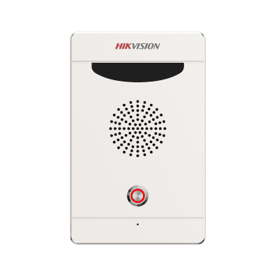 Estación de Alarma de Pánico / Audio Bidireccional / Altavoz 3W Integrado / Micrófono Omnidireccional / 2 Entradas y 2 Salidas de Alarma / IP65 IK08 / Montaje Pared y Empotrado / Exterior Aluminio