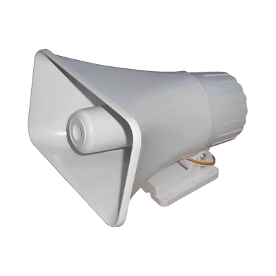 Sirena Cableada / Ideal para Cualquier Panel de Alarma (No Importa la Marca) / 30 Watts / 120 dB de Sonido / Protección IP65 (Exterior) / Material: Policarbonato