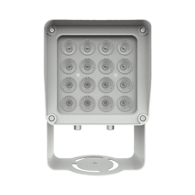 Lampara IR de Luz Continua / 16 Lámparas LED / Distancia Efectiva 16 a 25 metros / Cobertura 40° / Exterior IP66