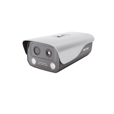 (HikFire) Cámara IP de Detección Térmica de Incendios / Detección de Llamas y Temperaturas Anormales / 4 Megapíxel (Lente Óptico) + 1 Megapíxel (Lente Térmico) / Compatible con Hik-Connect