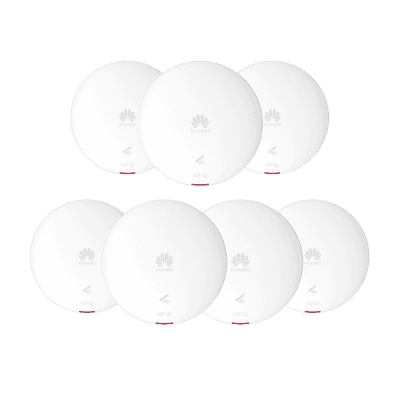 Kit de 7 - Punto de Acceso Wi-Fi 6 /  1.775 Gbps / MU-MIMO 2x2:2 (2.4GHz y 5GHz) / Smart Antenna 20% más cobertura / Instalación en techo y pared / Seguridad WP3 / Con Administración Gratuita desde la Nube