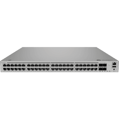 Switch eKit Distribución/Core MultiGigabit PoE+ Capa 3 / 48 puertos PoE+ 2.5 Gbps + 4 SFP+ / iStack / PoE Perpetuo (360 W) / Libre de Licenciamiento
