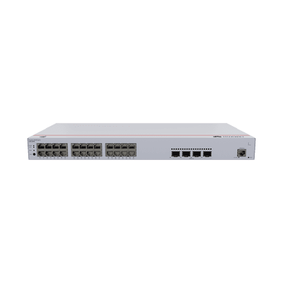 Switch de Acceso eKit Administrable / Capa 2 / 24 Puertos PoE+ Gigabit + 4 Puertos SFP+/SFP + Puerto de Consola  / Poe Perpetuo / Presupuesto PoE 400 W / Sin Licenciamiento