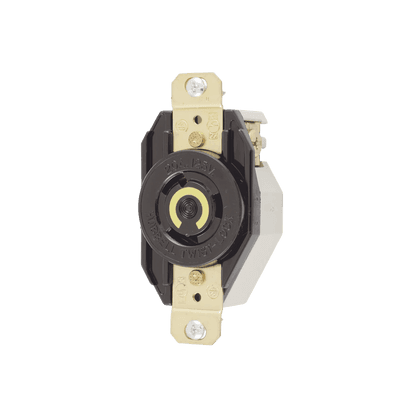 Receptáculo de Media Vuelta Industrial para Empotrar de 20 A 125 V CA 2 Polos 3 Hilos (NEMA L5-20R)