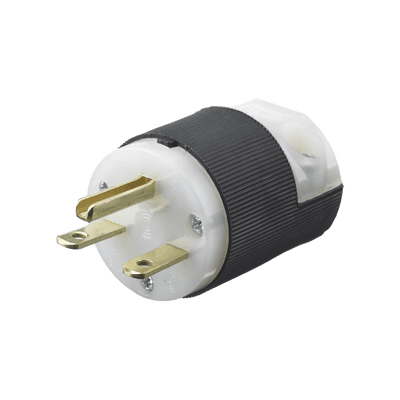 Clavija Entrada Recta/ 15A 250V/ 2 Polos 3 Hilos/ Nema 6-15P/ Grado Industrial- Comercial.