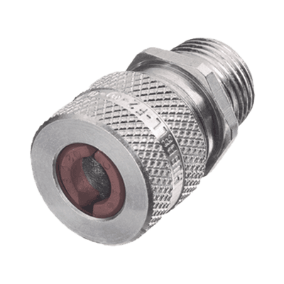 Conector de cable, de aluminio macho recto, .50 - .63 ", 1/2".