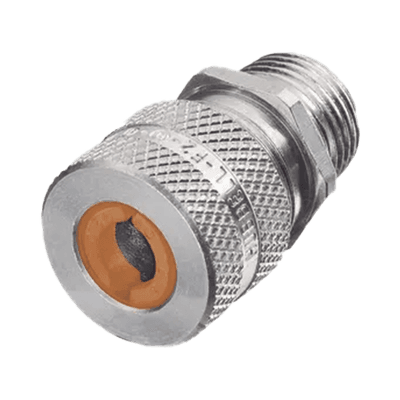 Conector de cable, de aluminio macho recto, .13 - .19" (3.2 - 4.7 mm), 3/4".