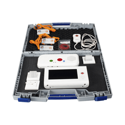 Maletín Funcional Demo de Hospital / Sistema de Llamada Paciente Enfermera IP con Terminales IP y Periféricos