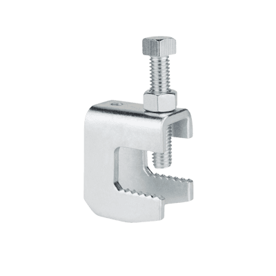 Mordaza de Acero Fija barras de 1 1/4", para varilla roscada de 3/8".