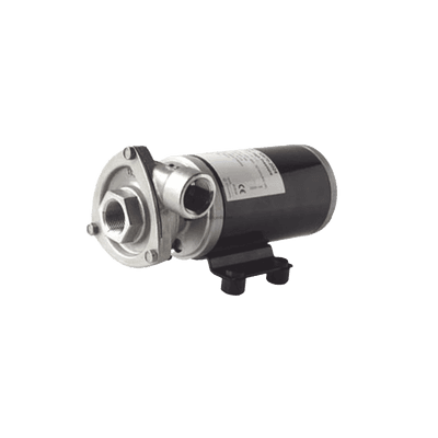 Bomba centrifuga Cyclone de alta presión a 12 Vcd, caudales de 21 GPM, presión máxima de 17 psi, en acero inoxidable