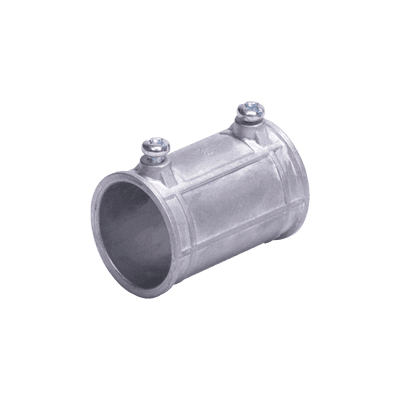 Cople 1" (25mm) Pared Delgada Con Tornillo (Tipo Americano) Galvanizado, Etiqueta Verde.