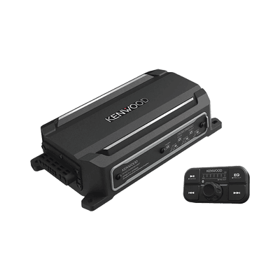 Amplificador de audio de 4 canales con control remoto y con conexión Bluetooth de 600 W de salida máxima