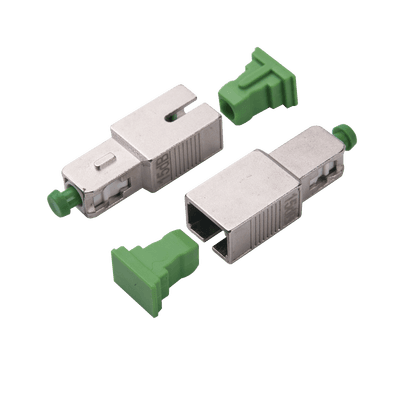Atenuador Óptico Macho-Hembra con Conector SC/APC de 15dB para Fibra Monomodo
