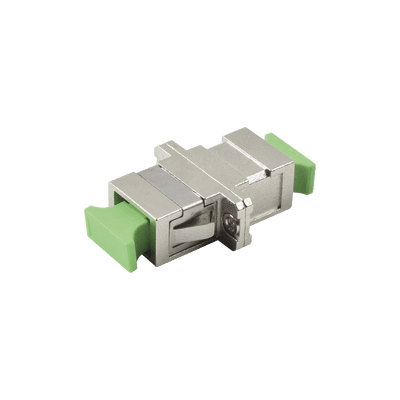 Módulo Acoplador de Fibra Óptica Simplex SC/APC a SC/APC Compatible con Fibra Monomodo
